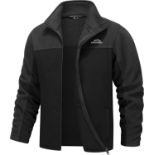 RRP £42.22 MAGCOMSEN Outdoor Fleece Jackets for Men Leisure Sports