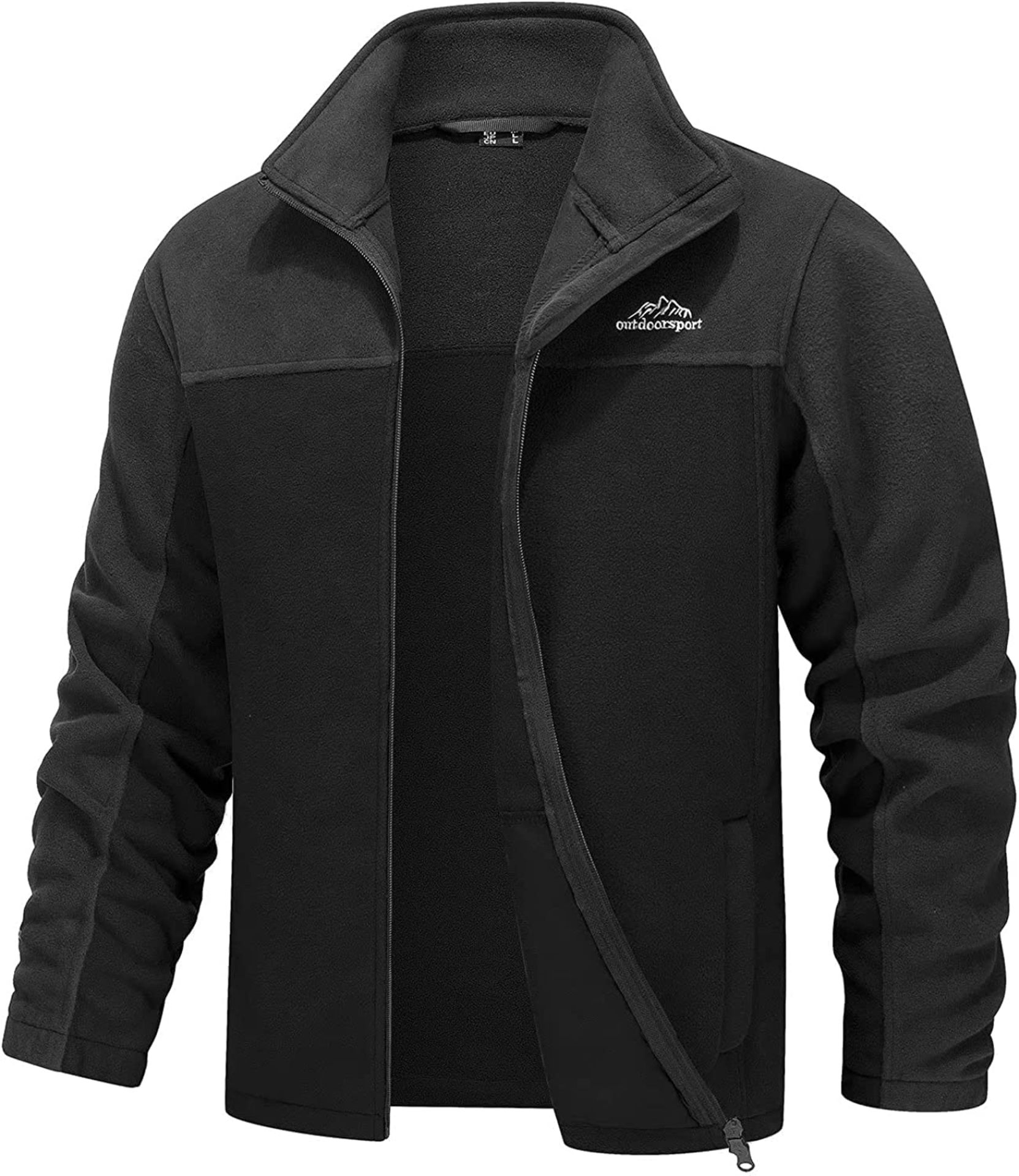 RRP £42.22 MAGCOMSEN Outdoor Fleece Jackets for Men Leisure Sports