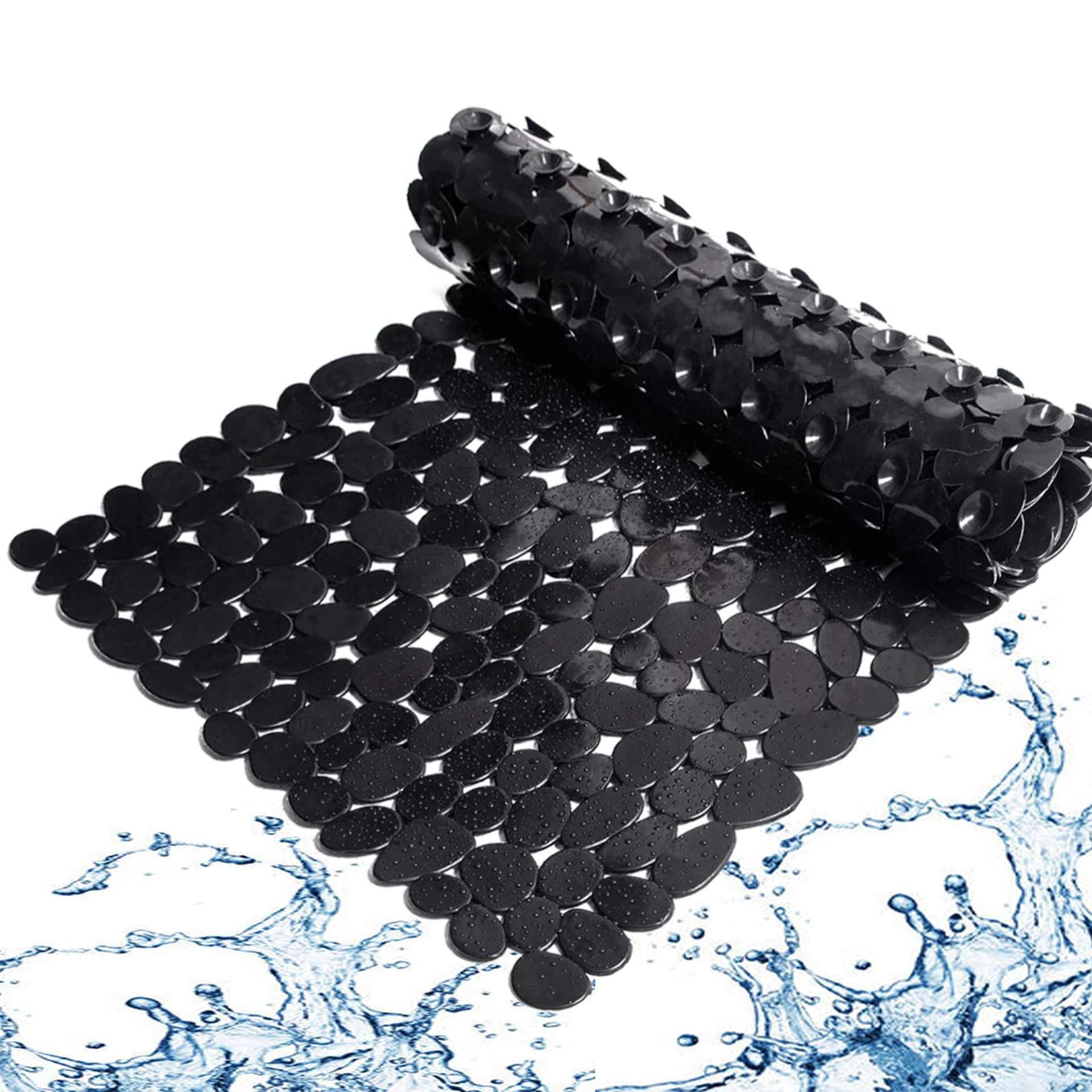 RRP £15.51 Marsheepy Non-Slip Pebble Bath Mat