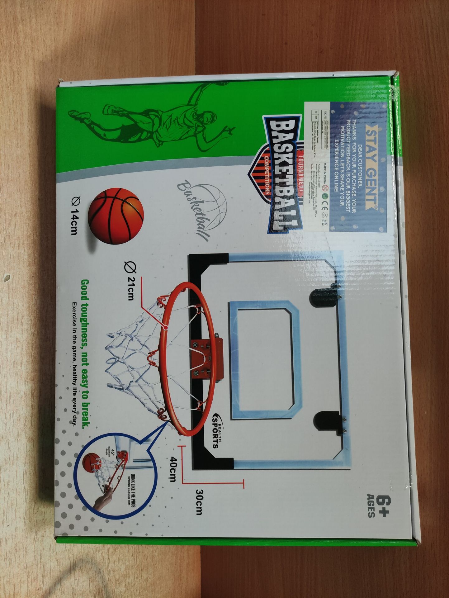 RRP £32.06 STAY GENT Mini Basketball Hoop for Kids and Adults - Image 2 of 2