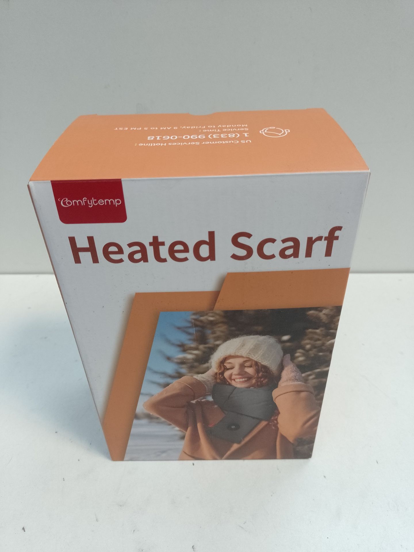 RRP £29.37 Comfytemp Heated Neck Scarf with 5000mAh Power Bank - Image 2 of 2