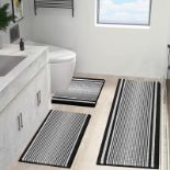 RRP £32.83 BRAND NEW STOCK McEu Bath Mats for Bathroom and Inside Bath 2 Piece Set