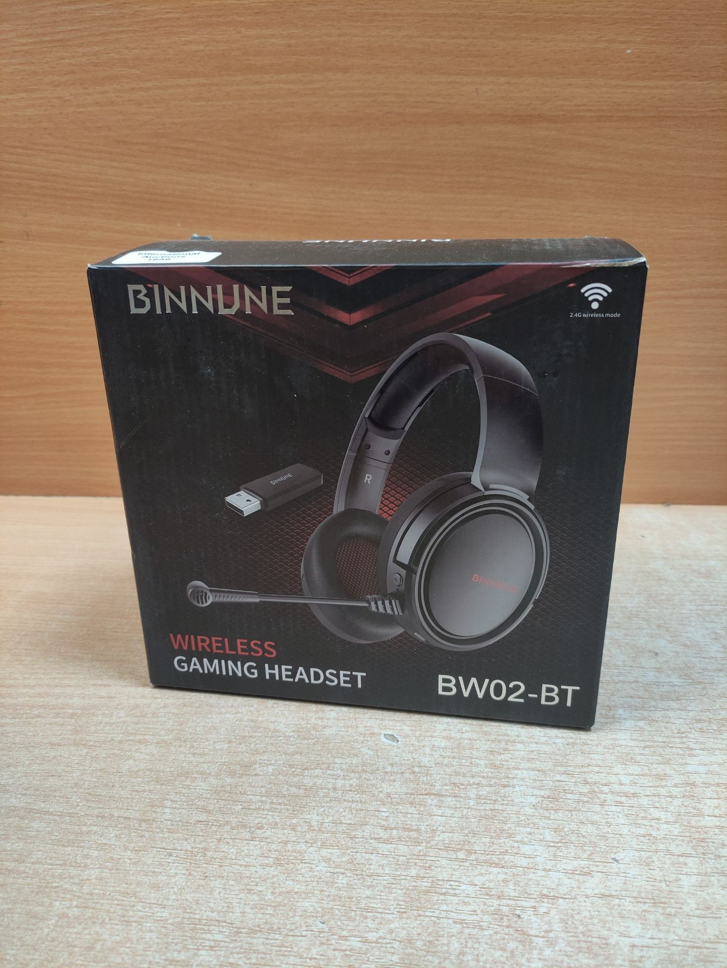 RRP £36.52 BINNUNE 2.4GHz/Bluetooth Wireless Gaming Headset with Mic for PC PS4 PS5 - Image 2 of 2