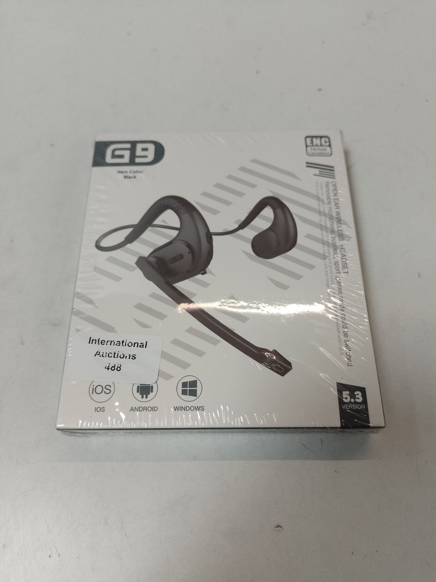 RRP £34.24 Giveet Bluetooth 5.3 Headset with Detachable Microphone - Image 2 of 2
