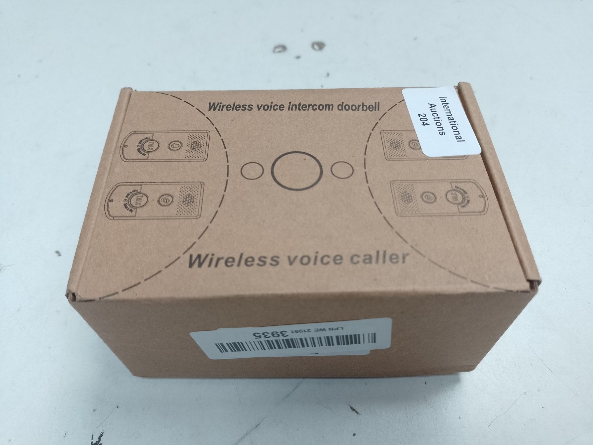RRP £49.07 JIAN BOLAND Wireless Intercom Doorbell-Waterproof Portable - Image 2 of 2