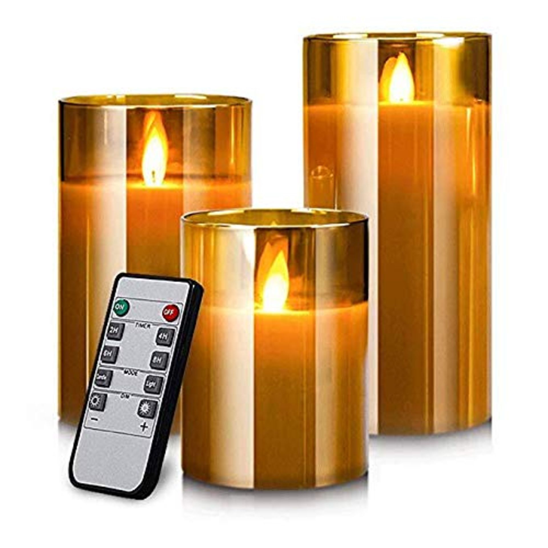 RRP £21.91 YMing LED Flameless Candles Battery Operated