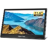 RRP £79.90 Thinlerain Portable HDMI Monitor 11.6 Inch Laptop Monitor