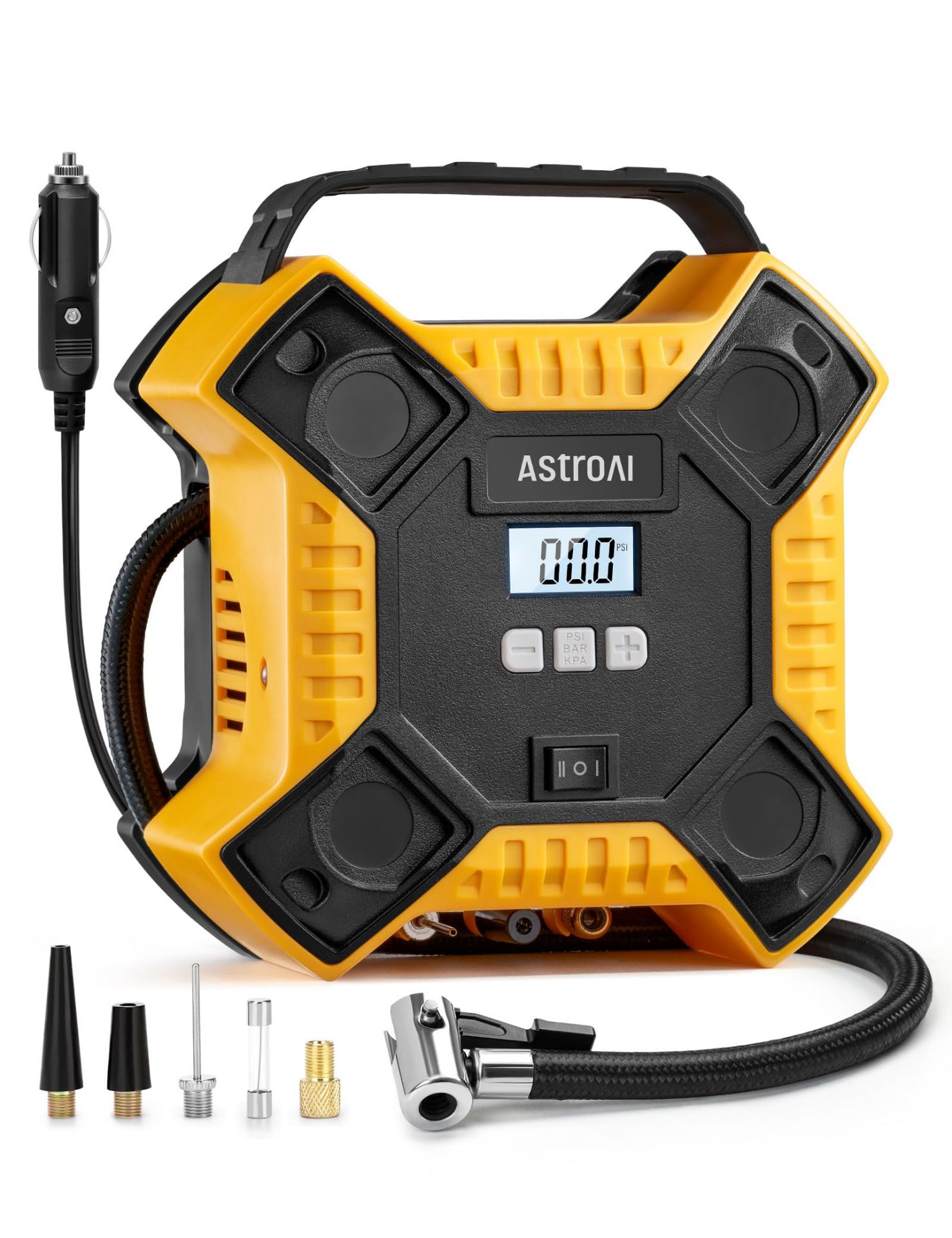 RRP £32.20 AstroAI Tyre Inflator Air Compressor Car Tyre Inflator