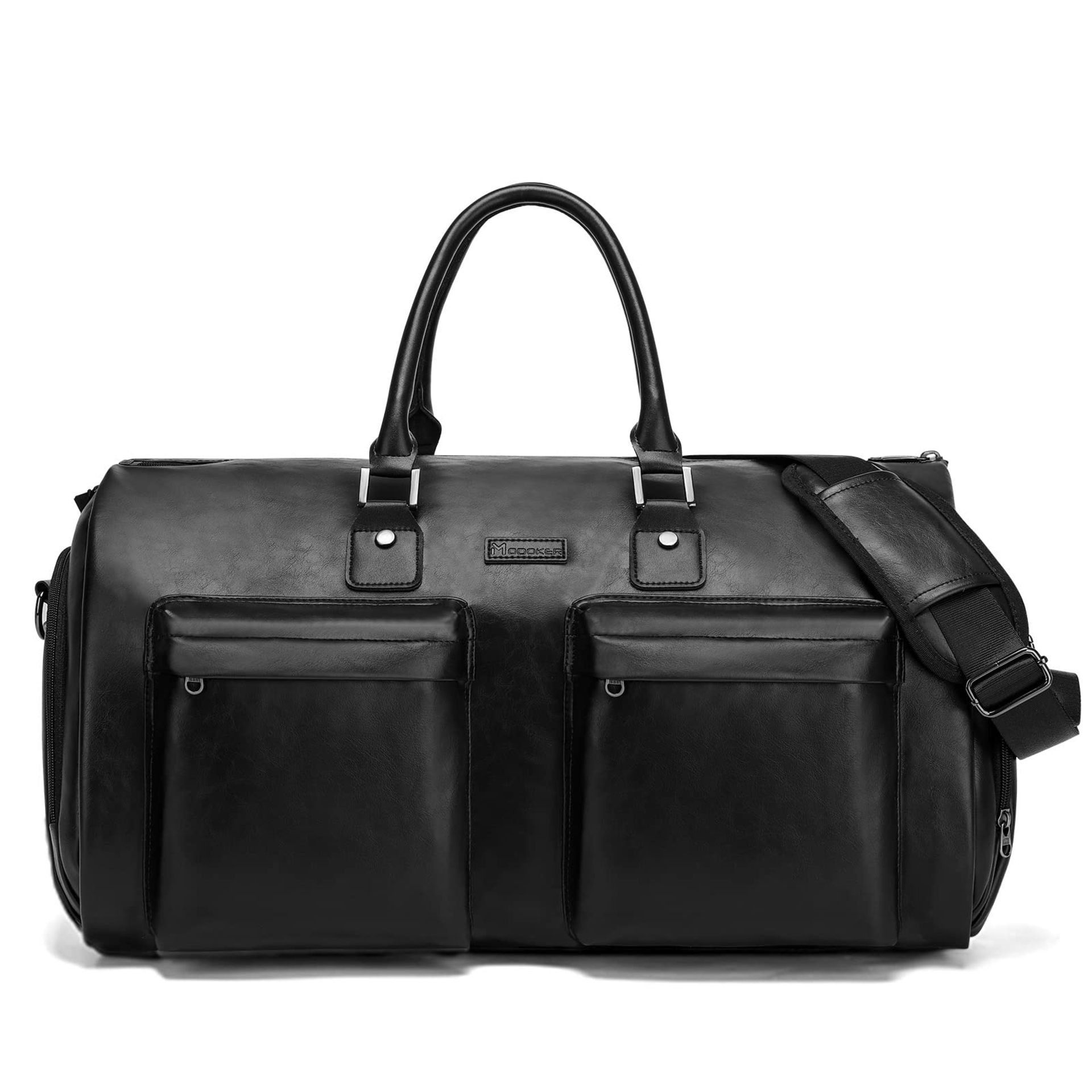 RRP £78.15 Modoker Convertible Leather Garment Bag