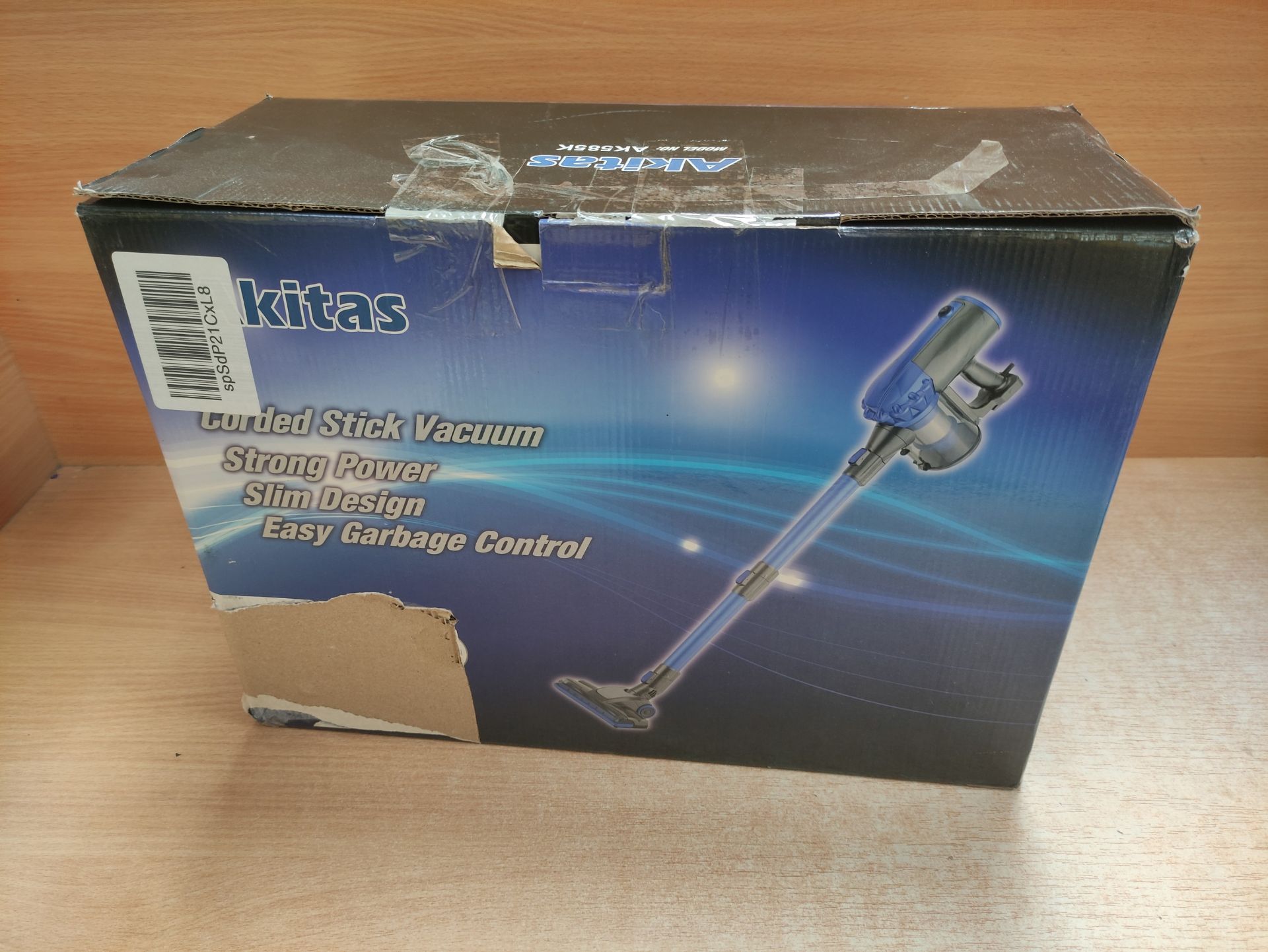 RRP £52.50 Akitas 600w Corded 3-in-1 Upright Turbo Handheld Stick - Image 2 of 2