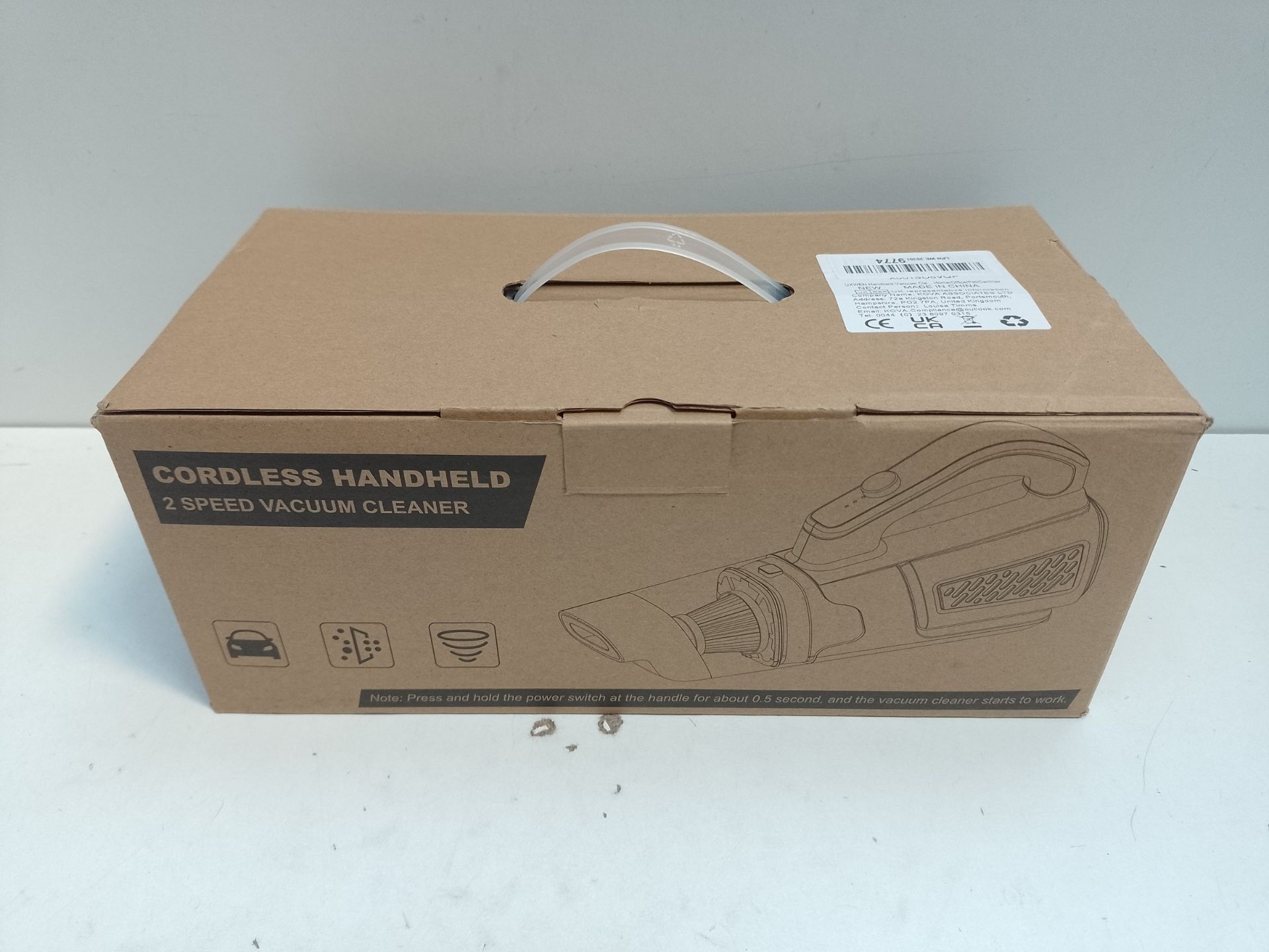 RRP £30.13 UXWEN Handheld Vacuum Cleaner - Image 2 of 2