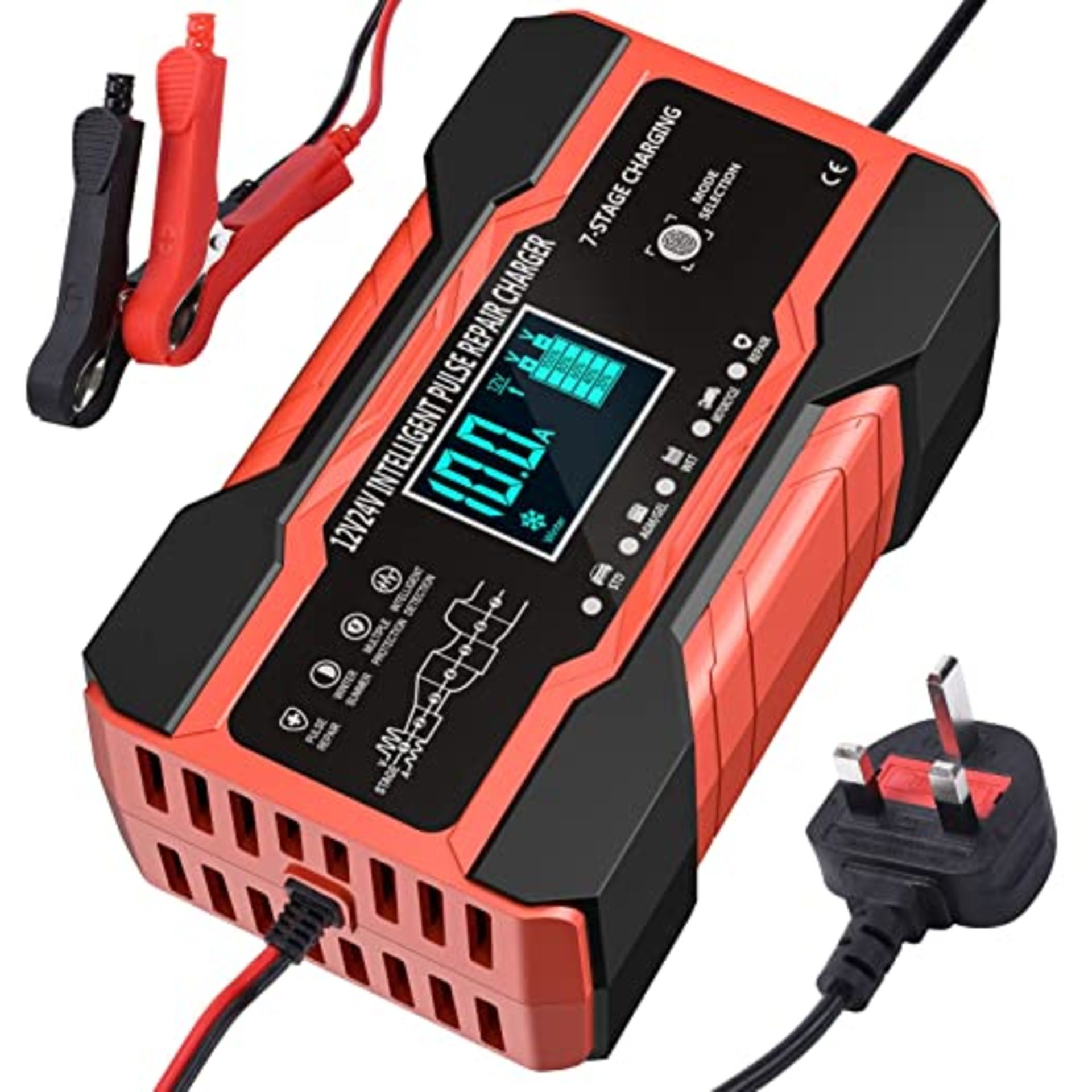 RRP £26.70 10 Amp Car Battery Charger