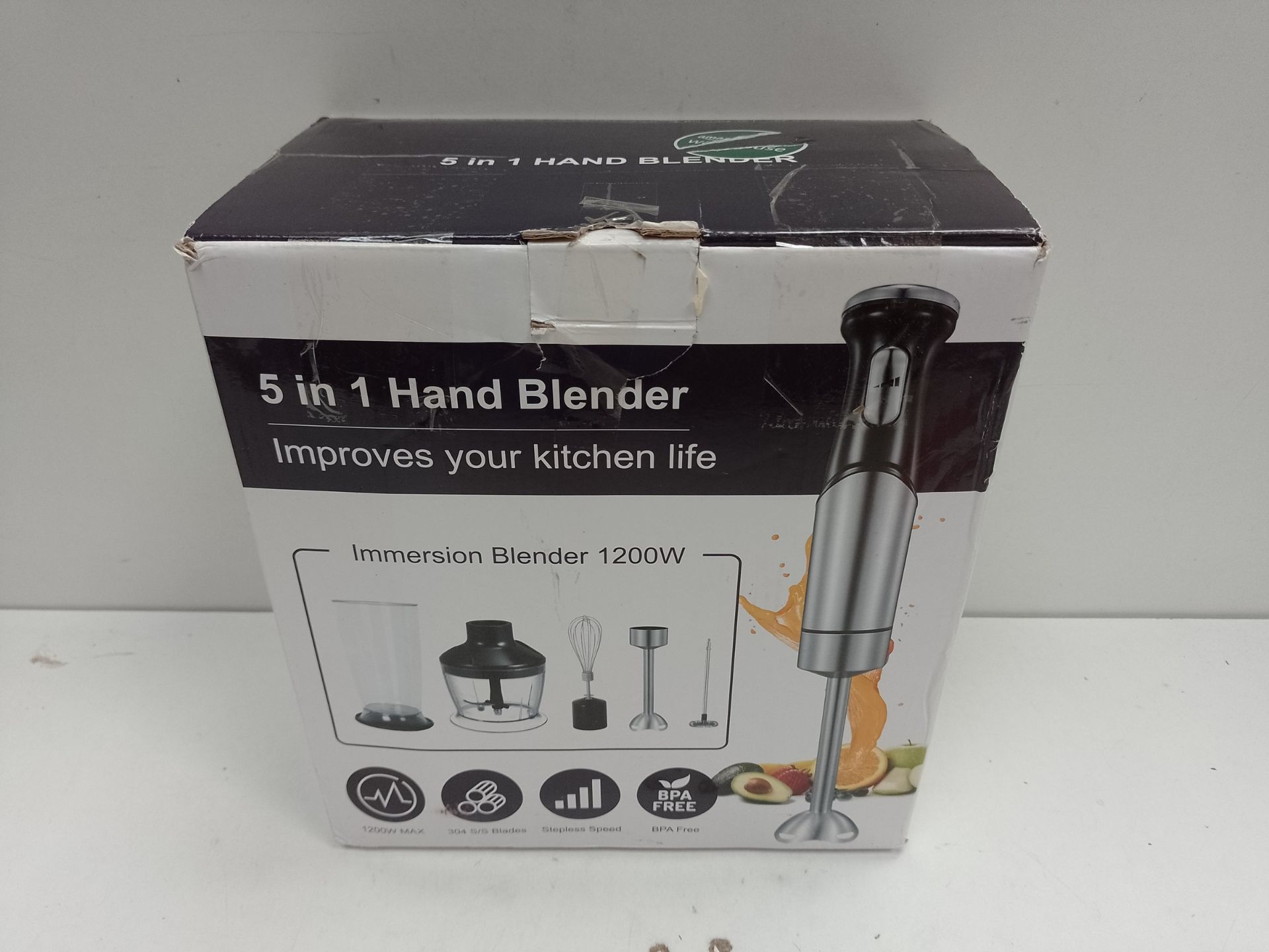 RRP £49.07 UUOUU Hand Blender 1200W - Image 2 of 2
