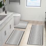 RRP £23.95 BRAND NEW STOCK McEu Bath Mats for Bathroom Sets 2 Piece