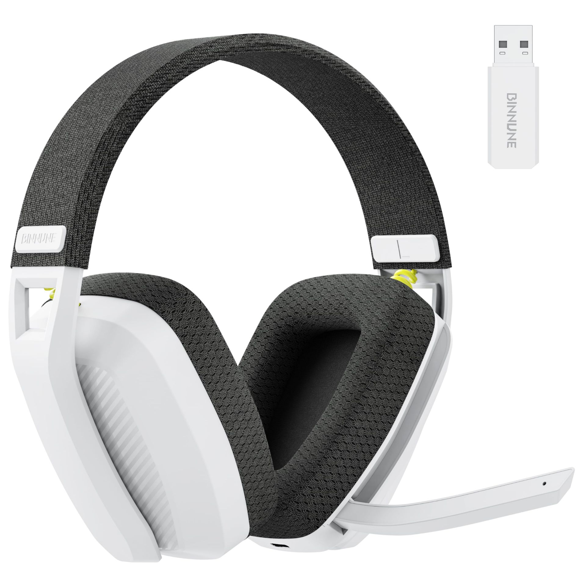 RRP £45.65 BINNUNE Wireless Gaming Headset with Flip Microphone for PC