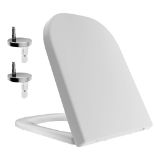 RRP £41.09 WHYFONE D Shape Toilet Seat Soft Close