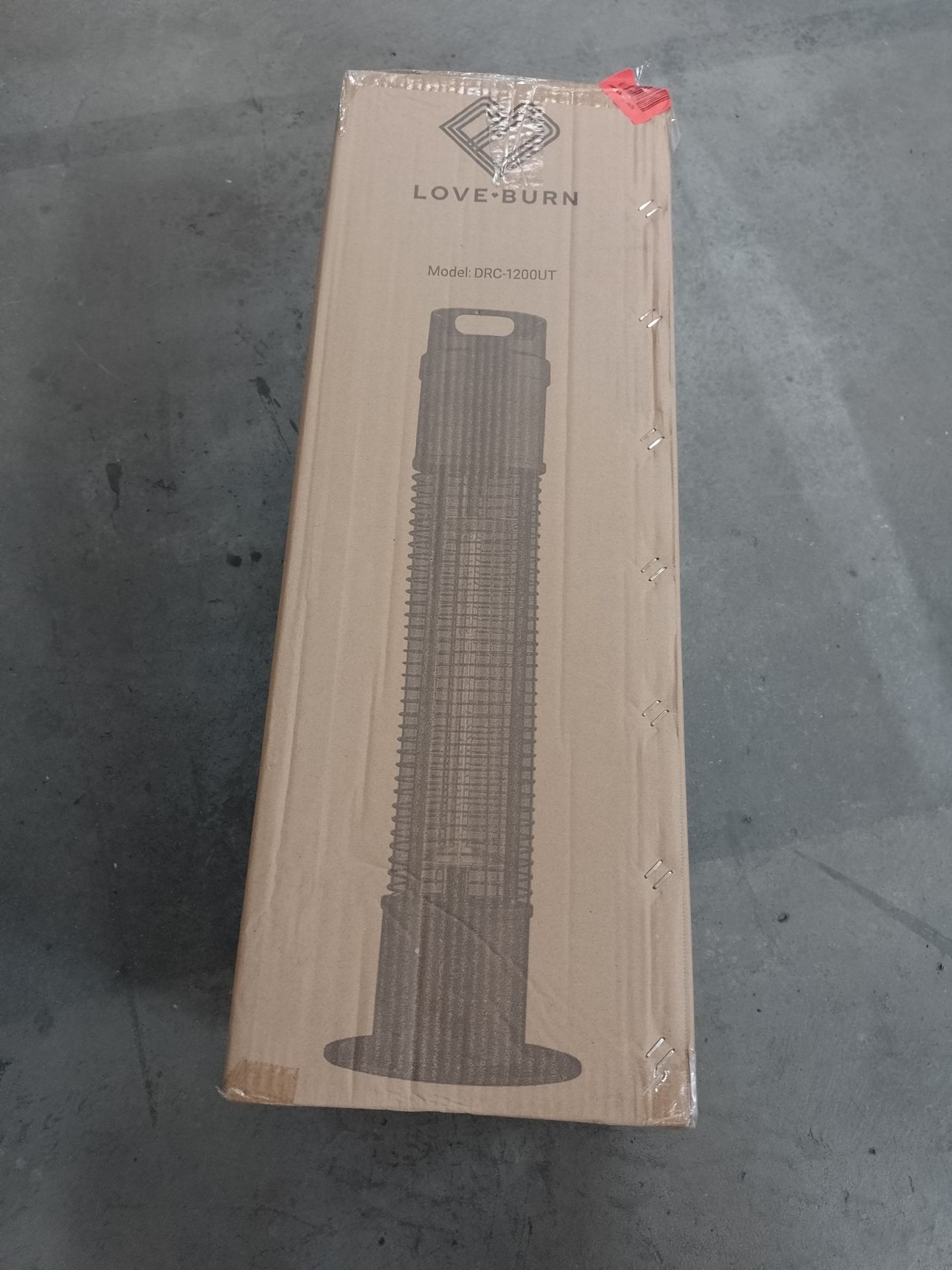 RRP £22.82 Love Burn 1200W Portable Electric Patio Heater - Image 2 of 2