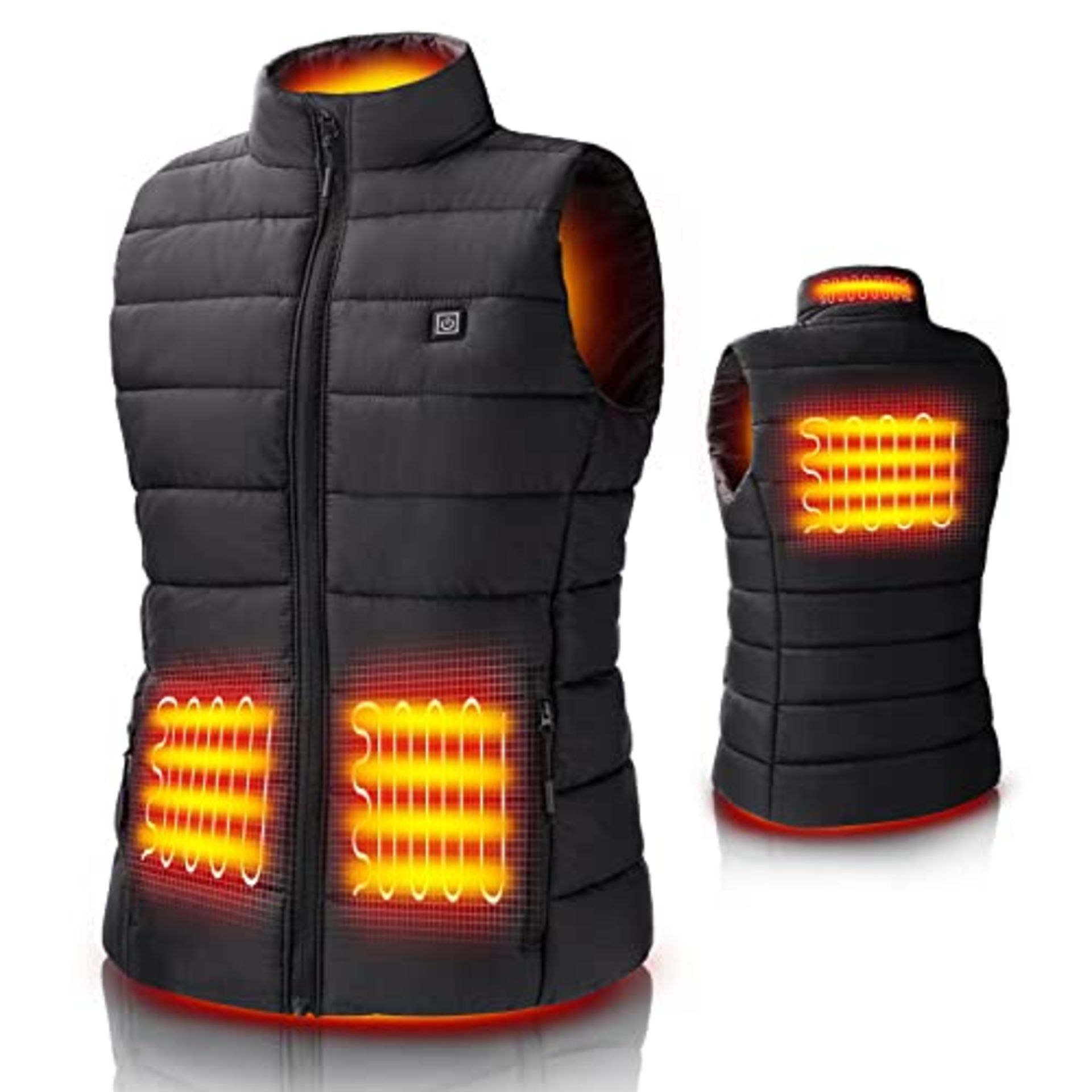 RRP £42.35 Abuytwo Heated Vests - Heated Body Warmer for Women/Men Heated Gilet