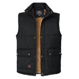 RRP £44.50 MAGCOMSEN Mens Gilet Fleece Lined Work Body Warmer