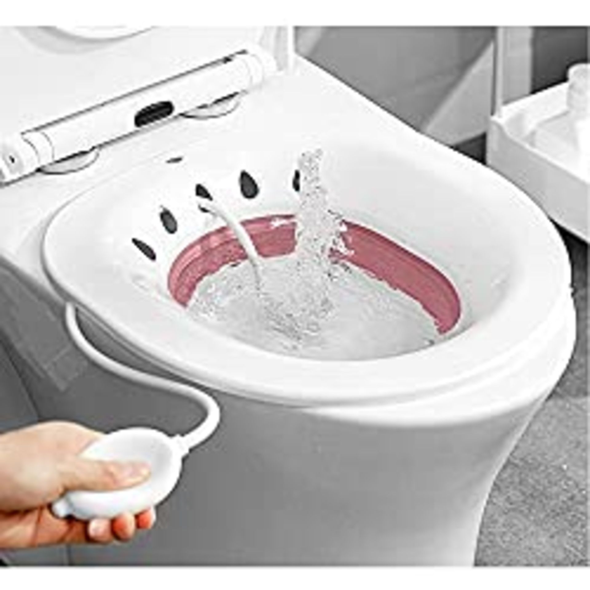 RRP £21.67 Newthinking Foldable Sitz Bath for Toilet