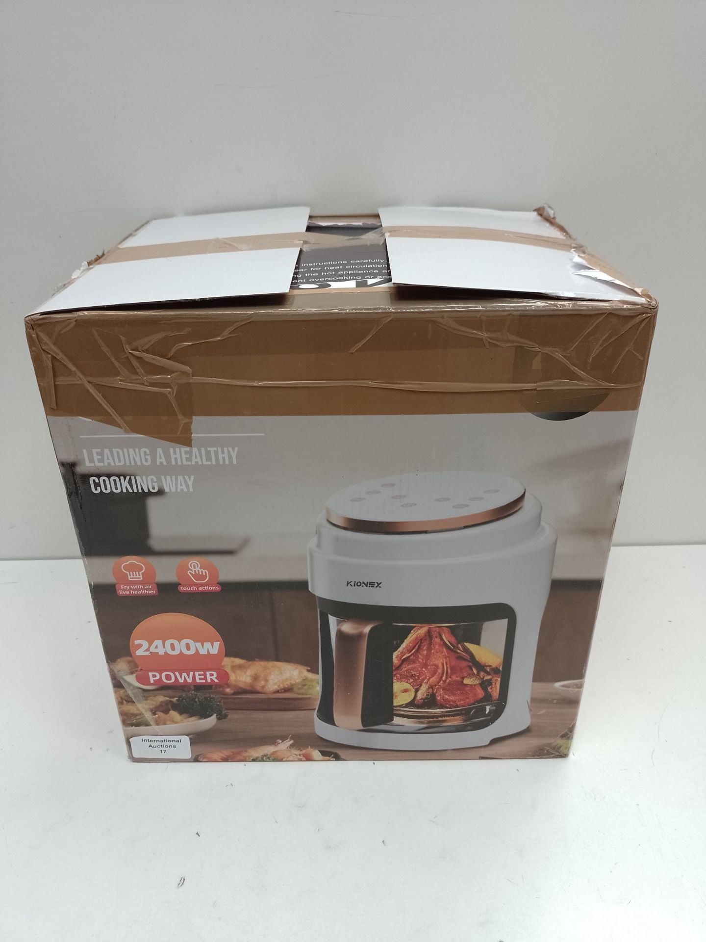 RRP £45.65 KIONEX CT1-4 Litre Panoramic Air Fryer - Image 2 of 2