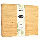 RRP £26.22 Extra Large Bamboo Chopping Board by Harcas. Premium