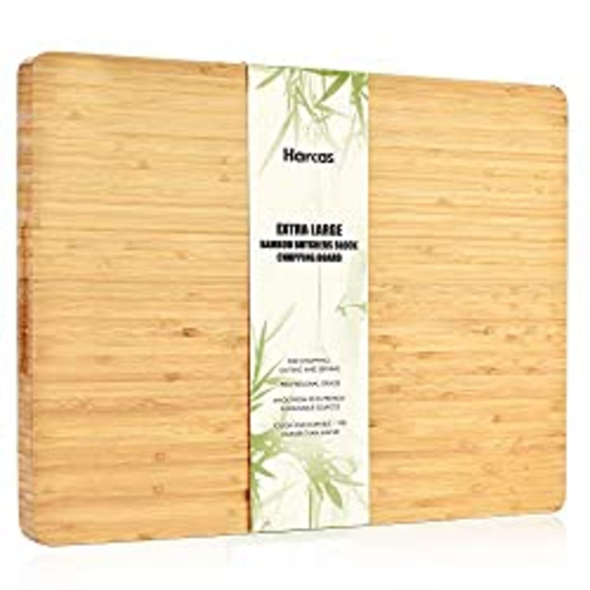 RRP £26.22 Extra Large Bamboo Chopping Board by Harcas. Premium