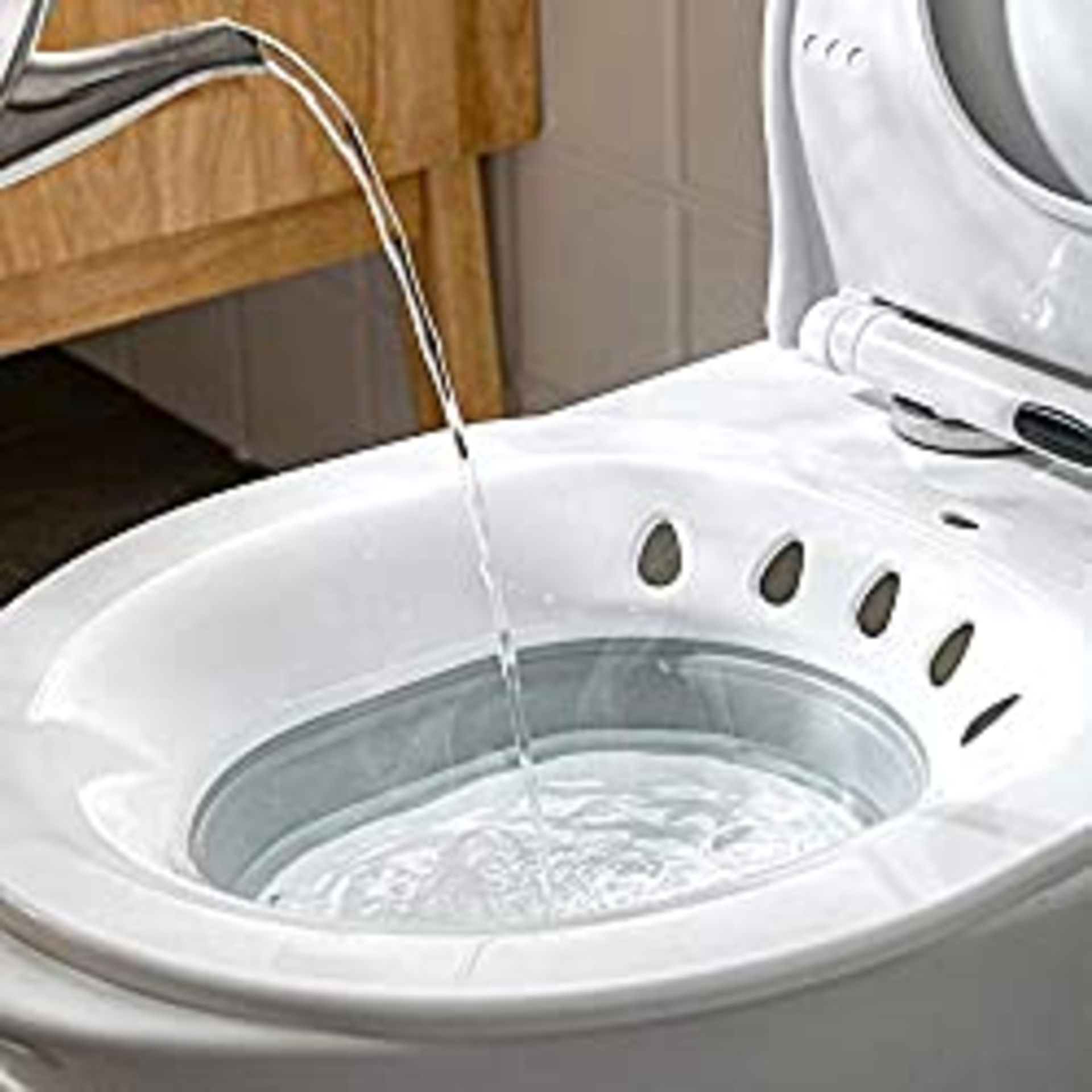 RRP £18.25 DMSELL Foldable Sitz Bath for Toilet