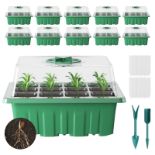 RRP £12.55 Seed Trays 10 Pack 120 Cells Plant Germination Trays