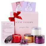 RRP £22.82 Candle Gift Set for Women Long Burning Aromatherapy