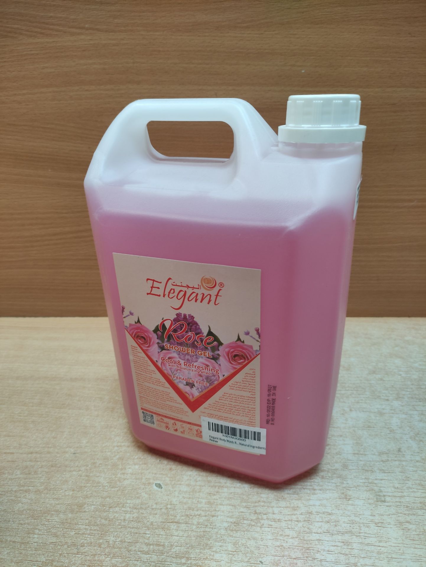 RRP £34.25 Elegant Body Wash REFILL | Rose | 5 Liter | Original Body Wash by ELEGANT - Image 2 of 2
