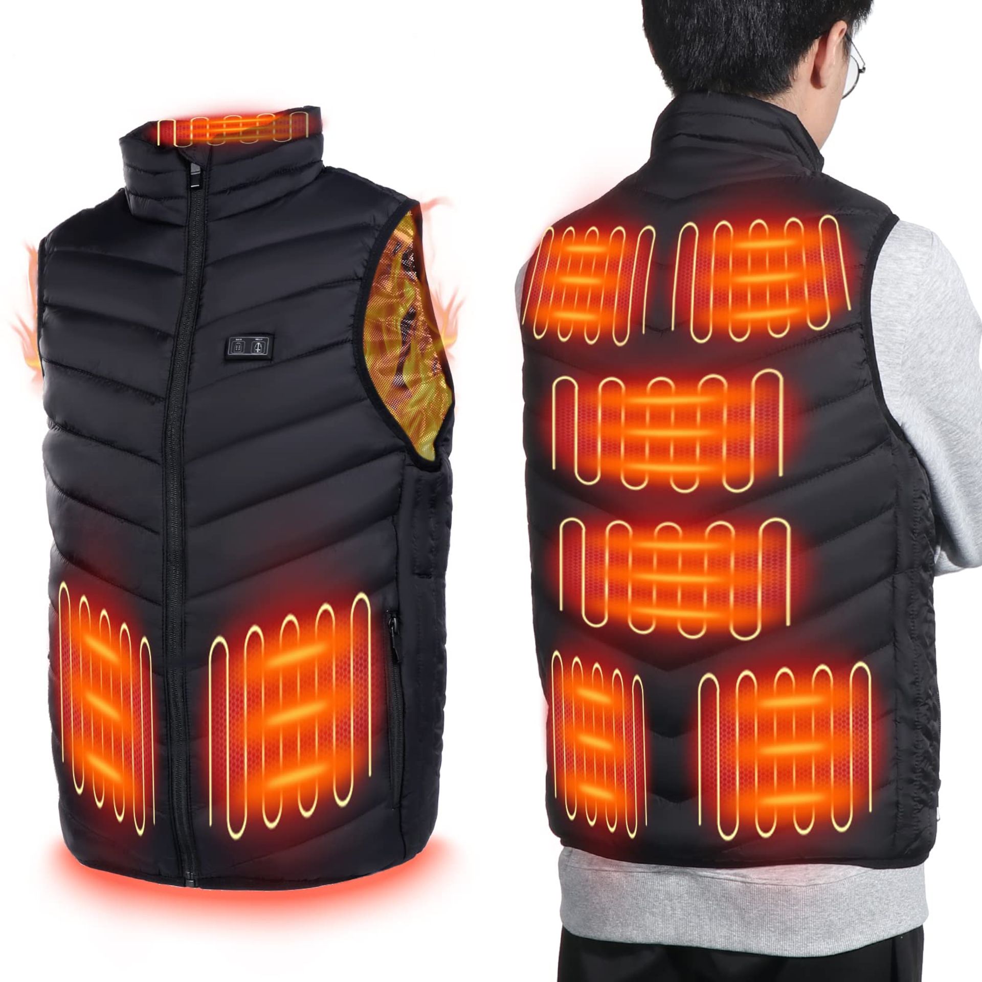 RRP £32.69 TsunNee Heated Gilet Vest for Men Women