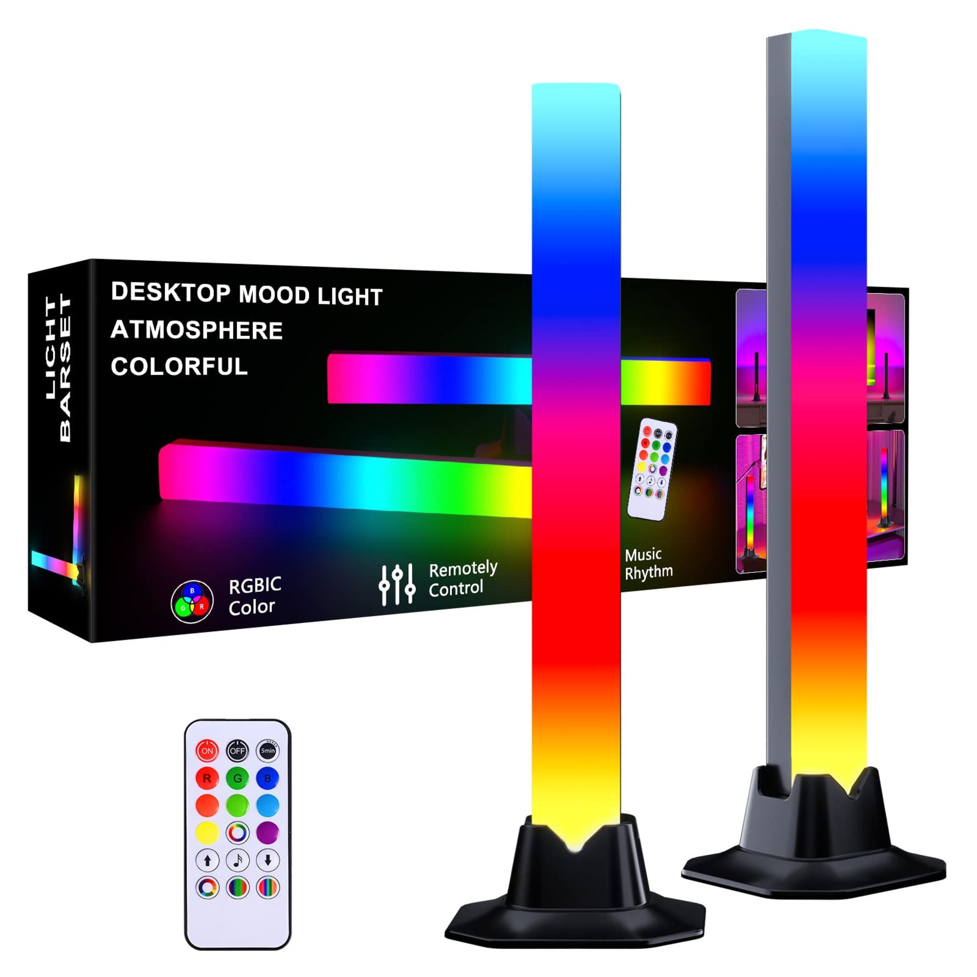 RRP £22.14 MIWATT DS 32CM LED Light Bar RGBIC Lamp