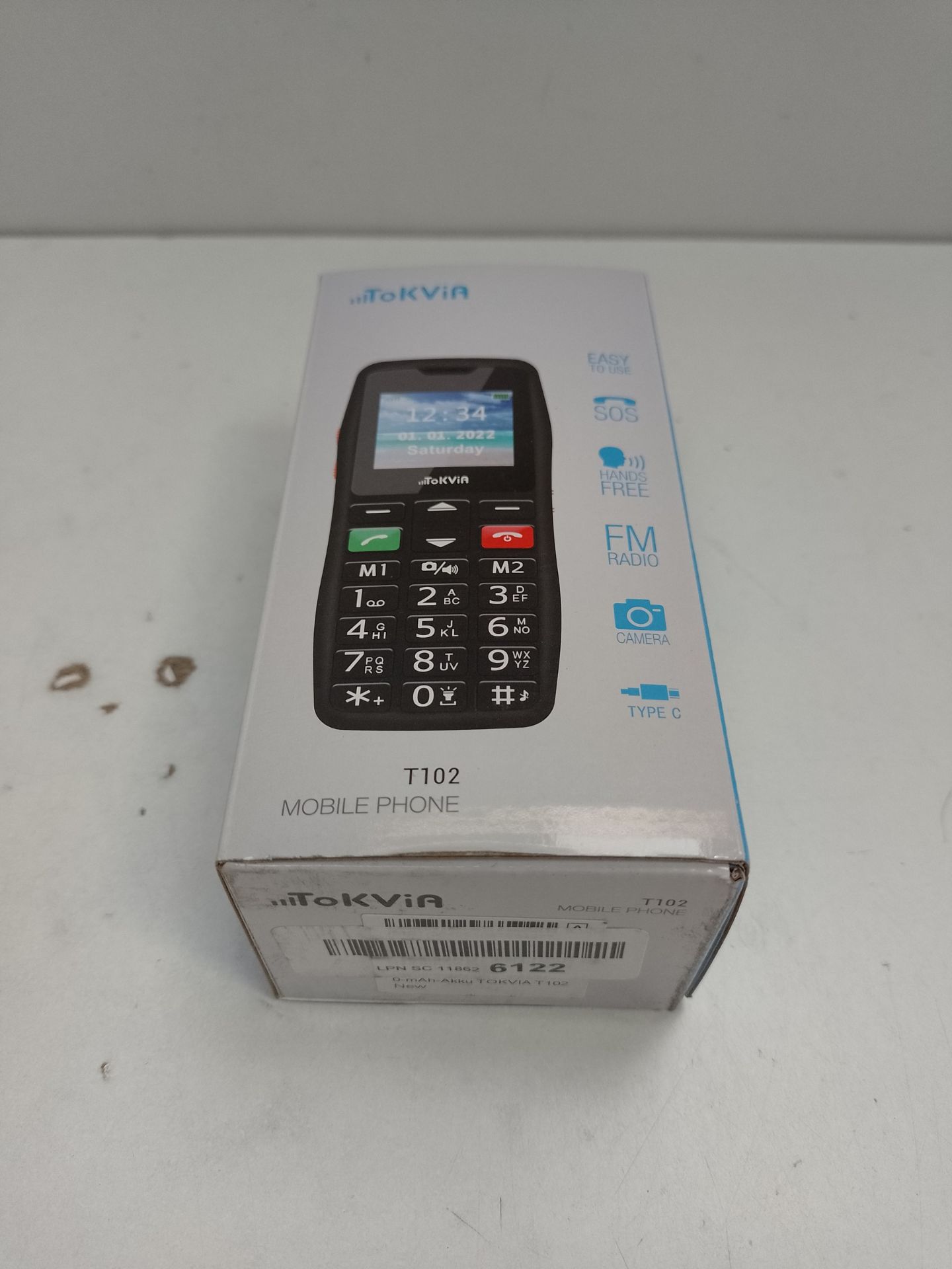 RRP £19.62 TOKVIA Mobile Phone for Elderly - Image 2 of 2