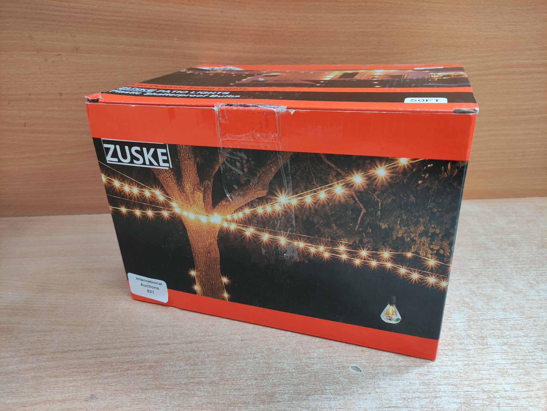 RRP £57.07 Zuske Solar Festoon Lights Outdoor - Image 2 of 2