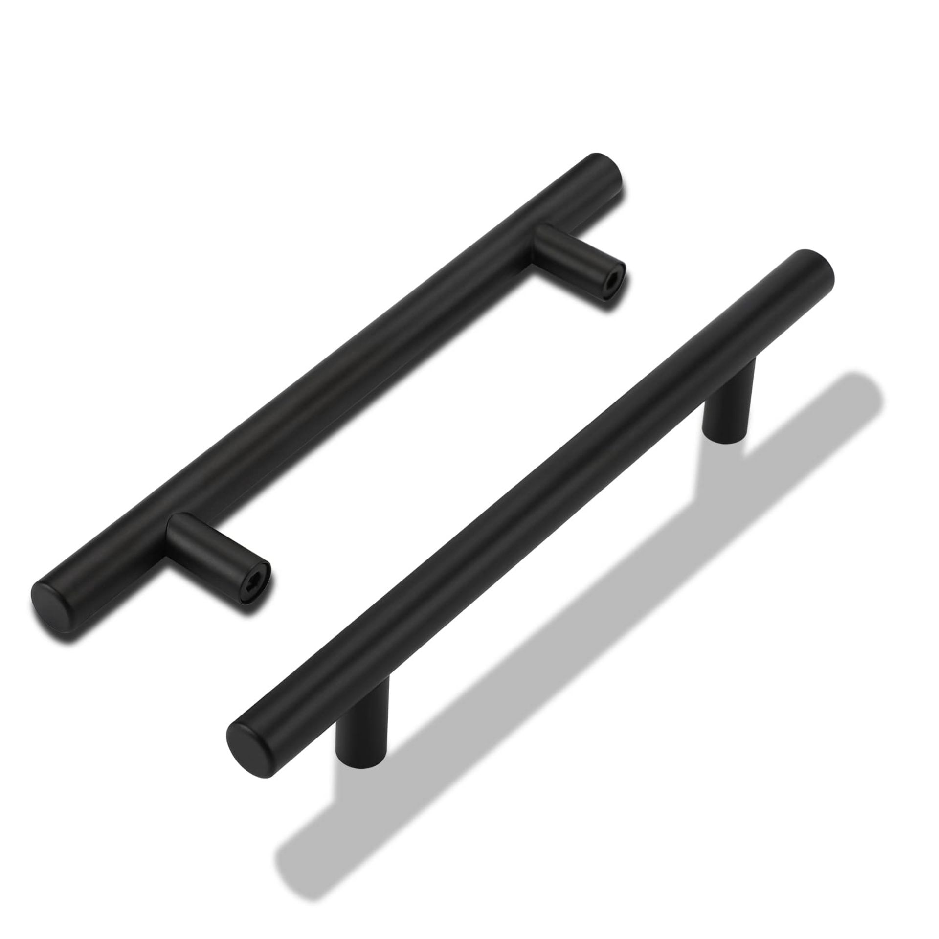 RRP £22.82 LONTAN 12 Pack Black Cupboard Handles Black Kitchen