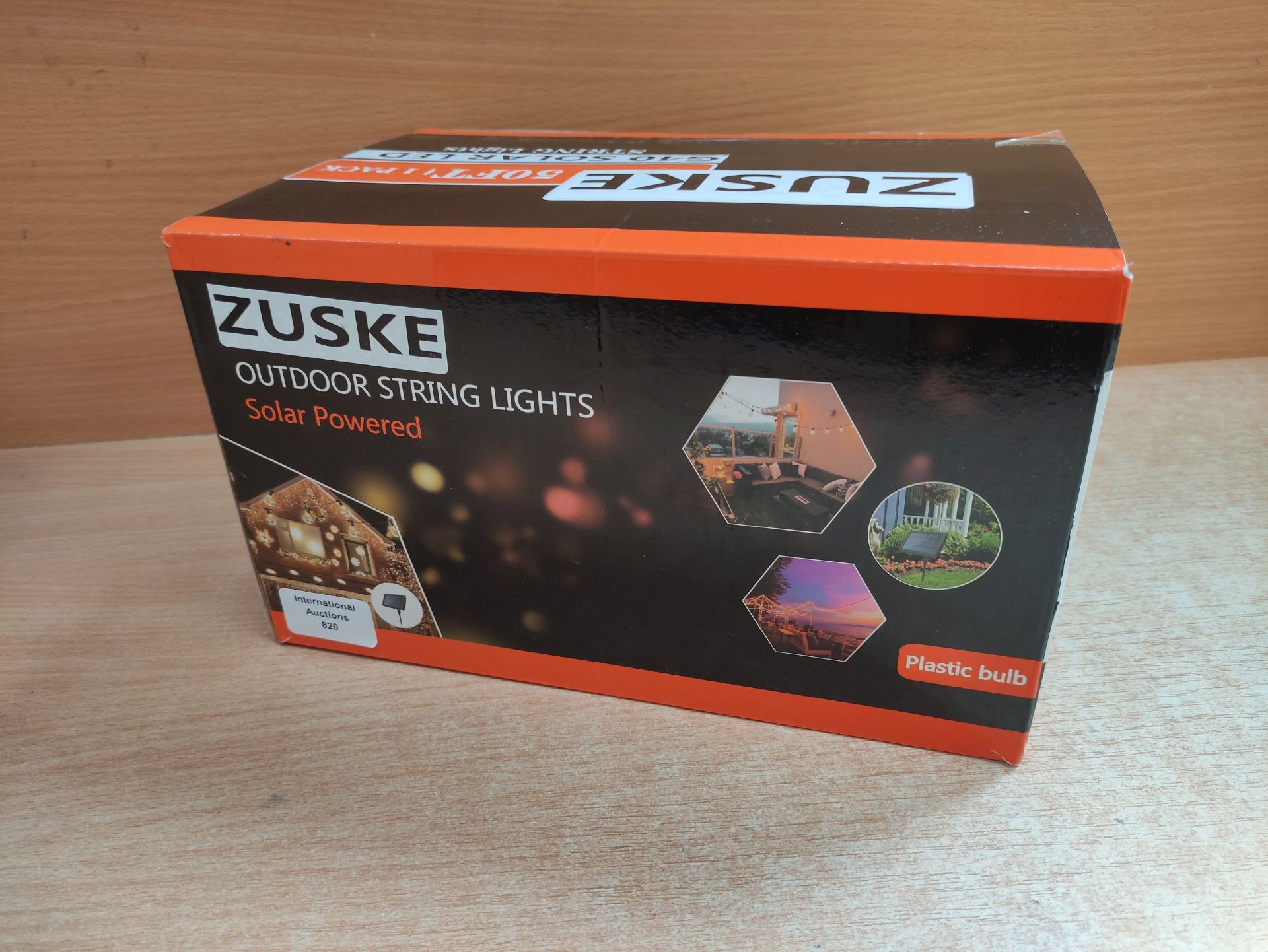RRP £57.07 Zuske Solar Festoon Lights Outdoor - Image 2 of 2