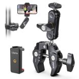 RRP £22.77 ULANZI Super Clamp Camera Clamp Mount with Phone Holder