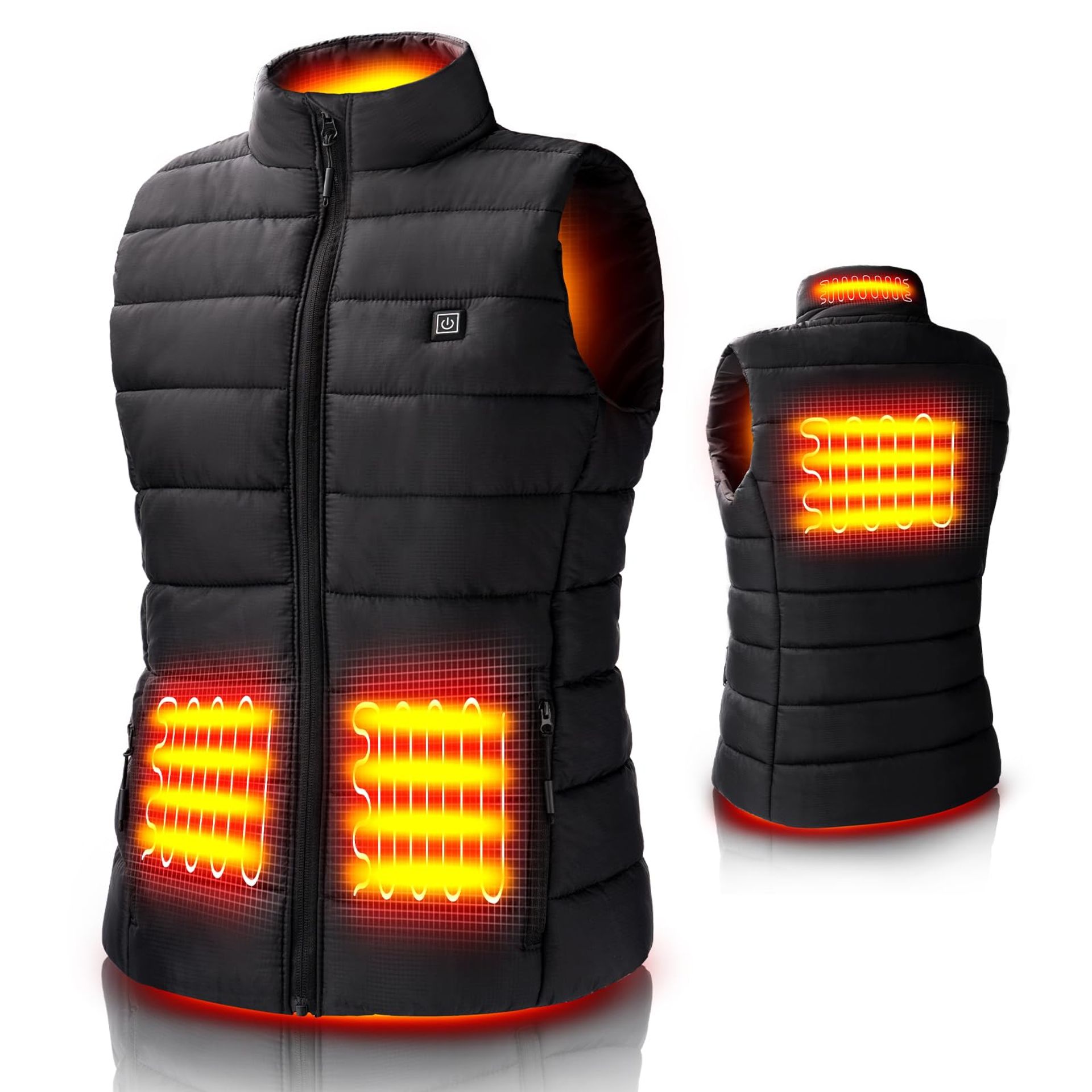 RRP £44.31 Abuytwo Heated Vests - Heated Body Warmer for Women/Men Heated Gilet