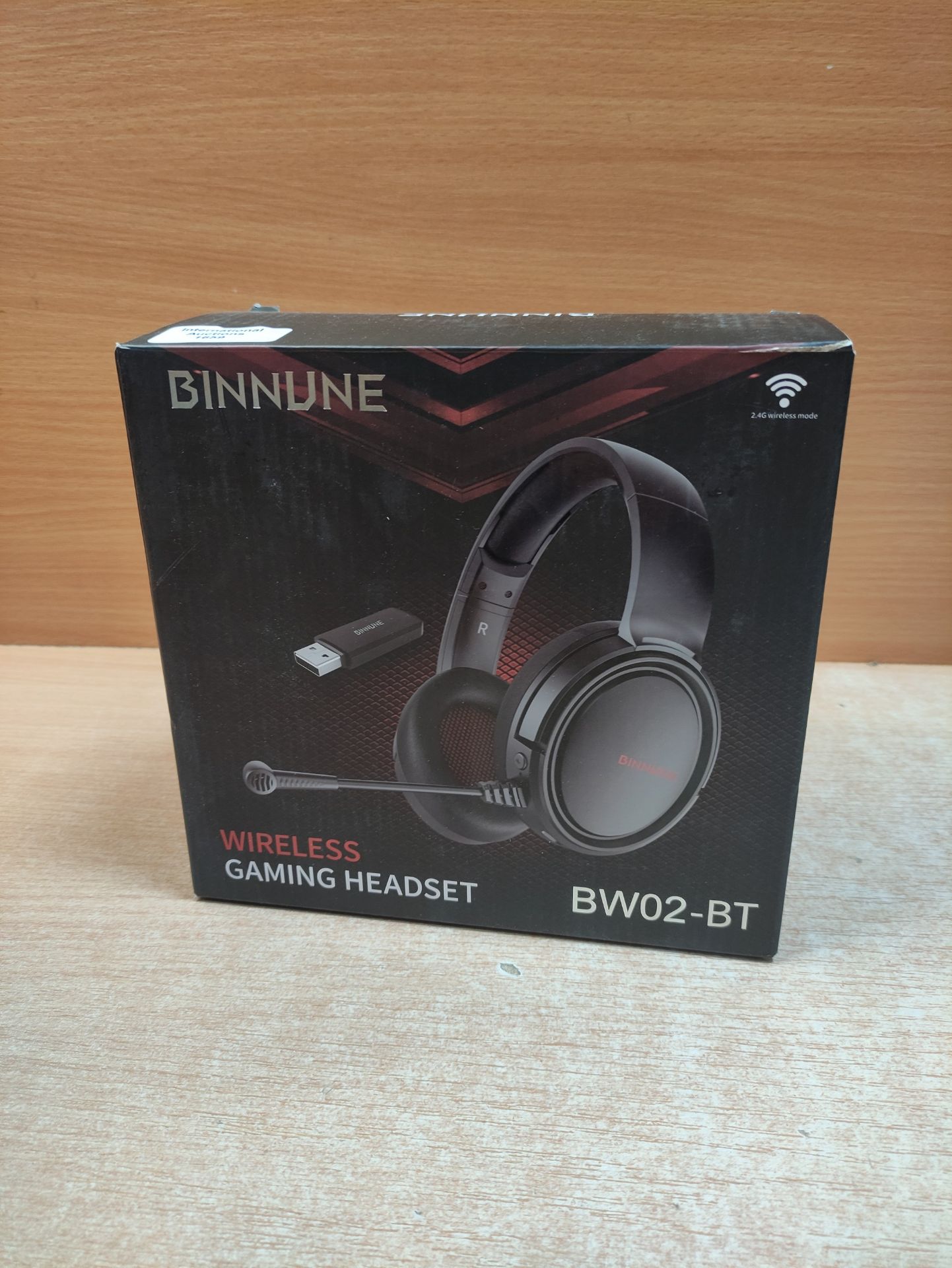 RRP £36.52 BINNUNE 2.4GHz/Bluetooth Wireless Gaming Headset with Mic for PC PS4 PS5 - Image 2 of 2