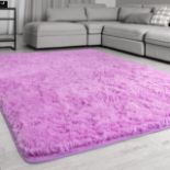 RRP £26.25 Signature Loom Fluffy Shaggy Area Rug Soft Fuzzy