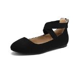 RRP £27.39 DREAM PAIRS Women's Sole_Stretchy Black Elastic Ankle