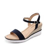 RRP £34.24 DREAM PAIRS Womens Wedges Sandals Open Toe Summer Beach