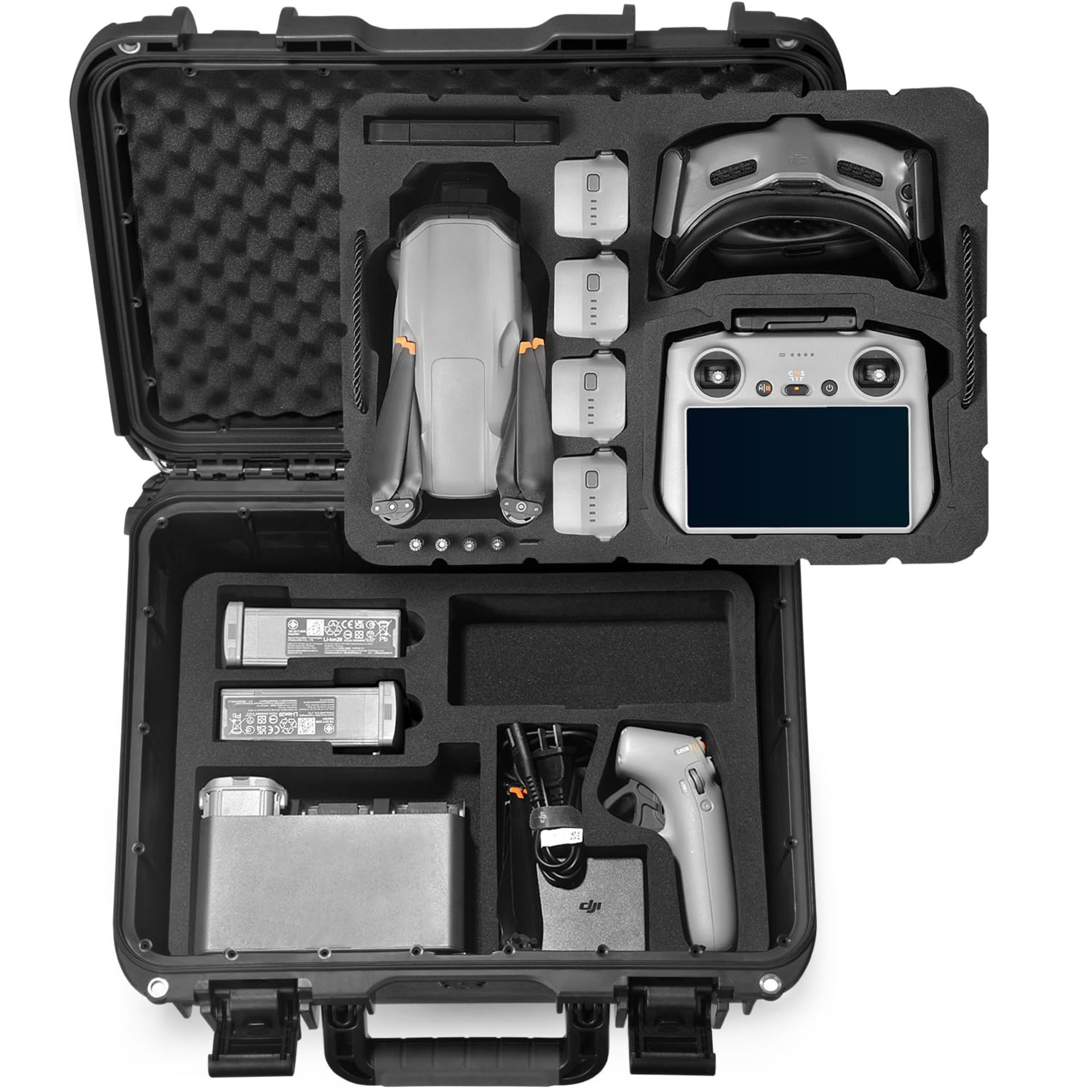 RRP £113.85 LEKUFEE Waterproof Hard Case Compatible with DJI Air