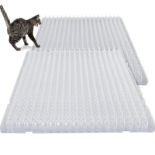 RRP £30.81 12 Pieces Cat Repellent Outdoor Mat Cats Dogs Plastic