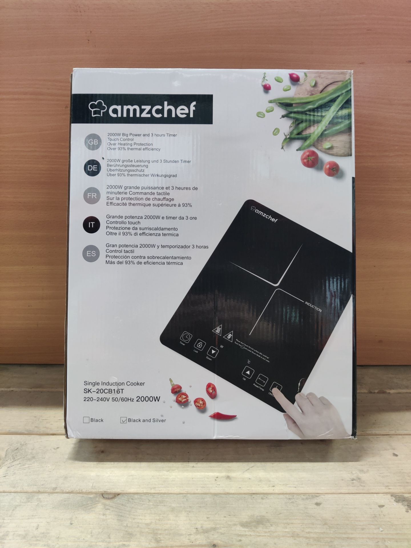 RRP £48.51 AMZCHEF Single Induction Cooker - Image 2 of 2