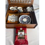 RRP £54.79 Turkish Coffee Gift Set for Two in Wooden Gift Box