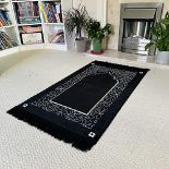 RRP £27.88 bazachi New Mihrab Style Velvet Prayer Rug