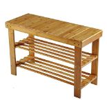 RRP £33.57 Hossejoy Bamboo Shoe Bench