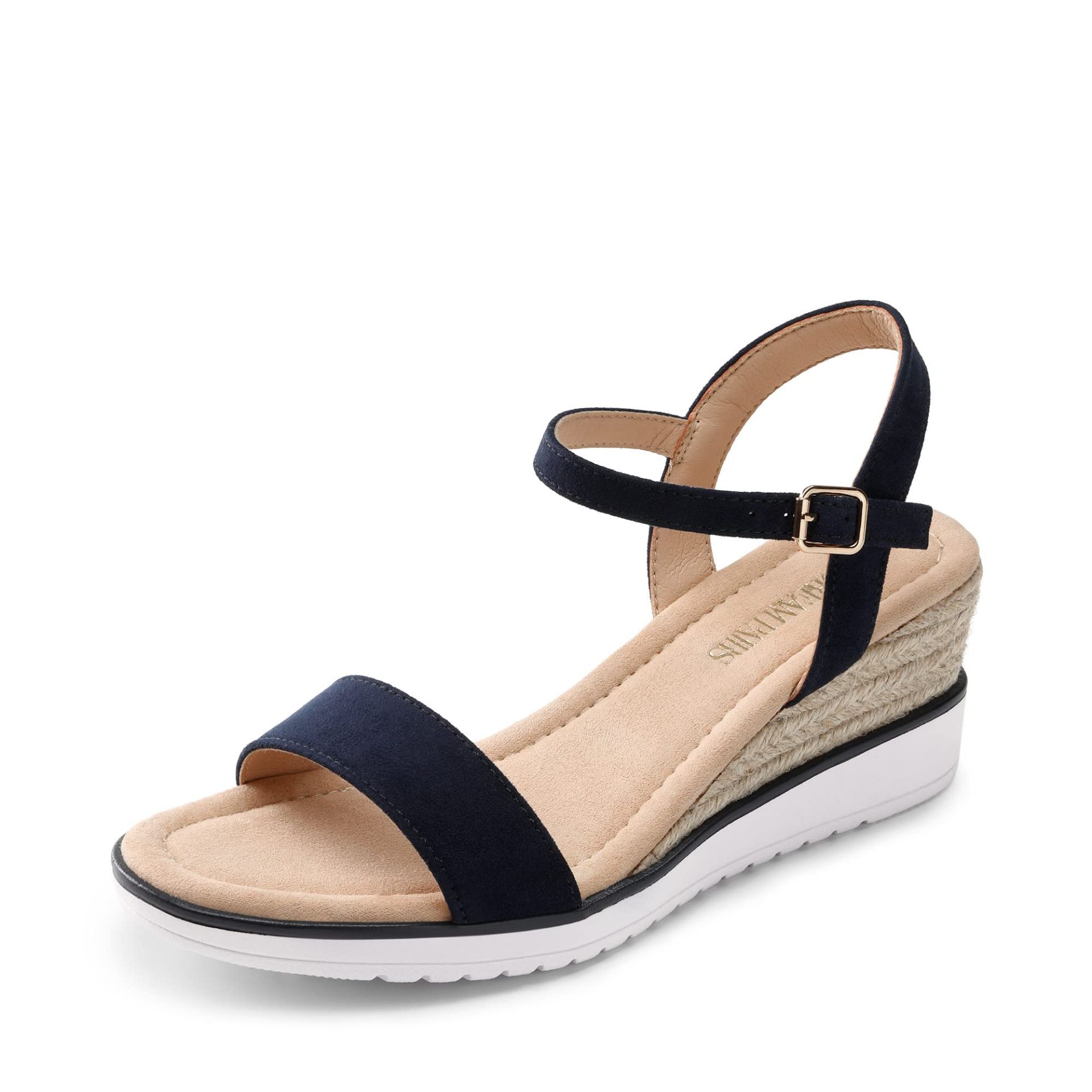 RRP £34.24 DREAM PAIRS Womens Wedges Sandals Open Toe Summer Beach